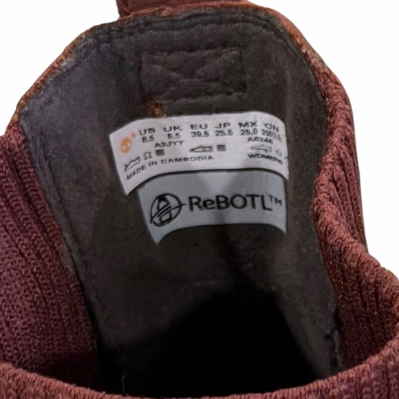 Timberland Cervinia Valley Chelsea Boot - Brown Leather Size 8.5 - Picture 5 of 7